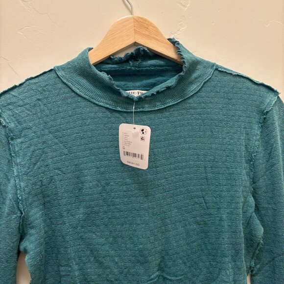 Free People We The Free Sara Pointelle Turtleneck NWT * - Picture 5 of 6